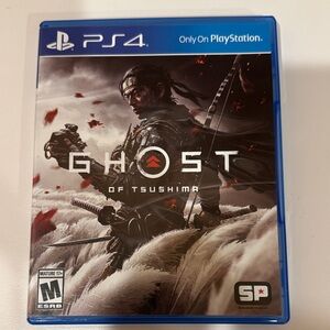 Sony Ghost of Tsushima PS4 Game - Blue Case